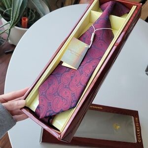 Enrico Patchoyli 100% Silk Tie